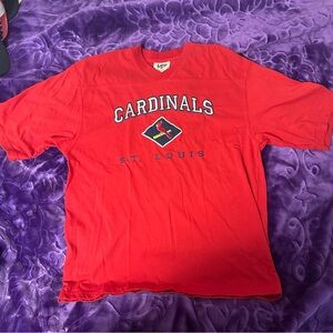 Vintage Y2K Lee Sports T Shirt Men’s L St. Louis Cardinals Embroidered Red
